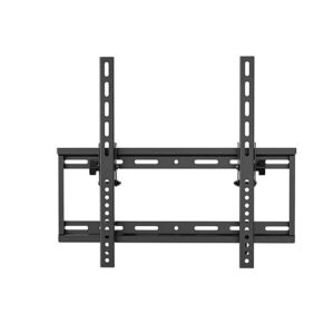 Medium Size Tilting TV Wall Mount for 32 to 55 TVs Slim Design 0 to 10 70 kg Black