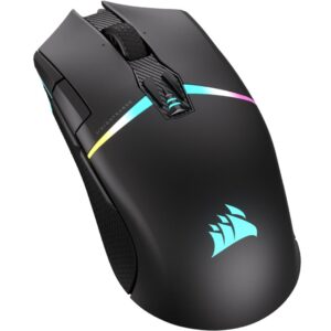 The Nightsabre RGB mouse features a symmetrical shape