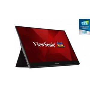 The ViewSonic TD1655 is a portable 16” Full HD touch monitor perfect for overcoming one-screen limitations outside the office. Extend the screen from phones