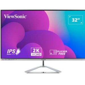 ViewSonic VX3276-2K-mhd is the perfect blend of style and performance with features that include a sizeable 32” frameless bezel