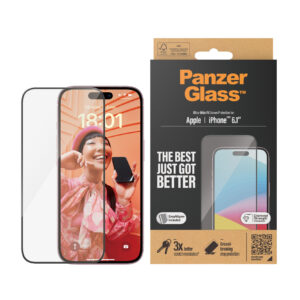 PanzerGlass Apple iPhone 15 (6.1') Screen Protector Ultra-Wide Fit - Clear (2809)