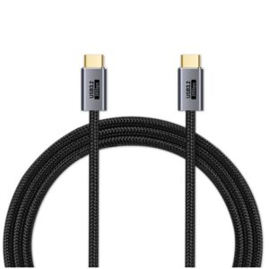 Pisen Braided USB-C to USB-C (3.2 Gen2) Cable (1M) - Black