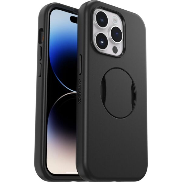 OtterBox OtterGrip Symmetry MagSafe Apple iPhone 14 Pro Case Black - (77-89348)