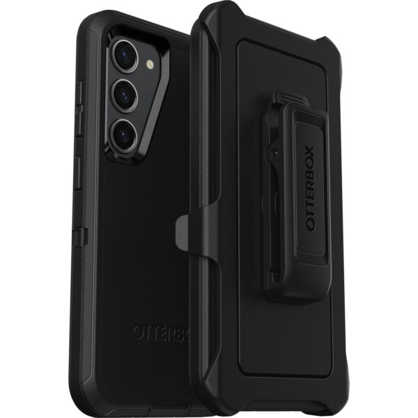 OtterBox Defender Samsung Galaxy S23 5G (6.1") Case Black - (77-91036)