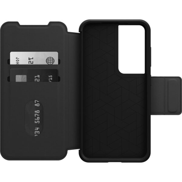 OtterBox Strada Samsung Galaxy S23 5G (6.1") Case Black - (77-91181)