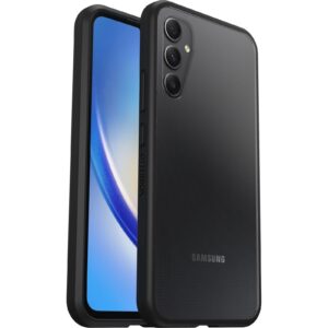 OtterBox React Samsung Galaxy A34 5G (6.6") Case Black Crystal (Clear/Black) - (77-91633)