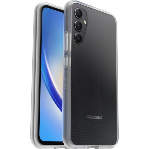 OtterBox React Samsung Galaxy A34 5G (6.6") Case Clear - (77-91643)