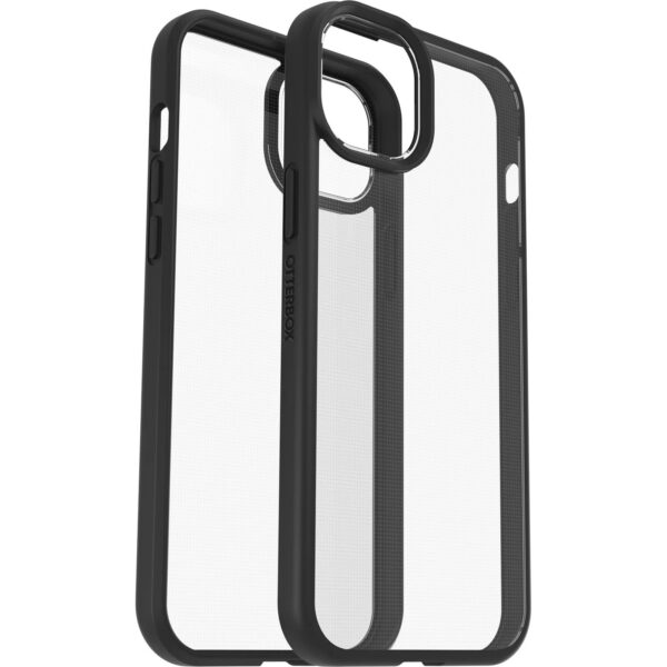 OtterBox React Apple iPhone 15 Plus / iPhone 14 Plus (6.7") Case Black Crystal (Clear/Black) - (77-92768)
