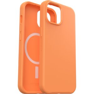 OtterBox Symmetry+ MagSafe Apple iPhone 15 / iPhone 14 / iPhone 13 (6.1") Case Sunstone(Orange) - (77-92940)