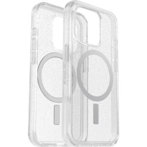 OtterBox Symmetry+ MagSafe Apple iPhone 15 Pro (6.1") Case Stardust (Clear Glitter) - (77-93034)