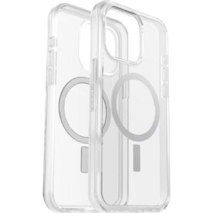 OtterBox Symmetry+ MagSafe Apple iPhone 15 Pro Max (6.7") Case Clear - (77-93081)