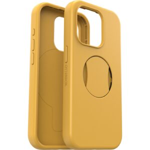 OtterBox OtterGrip Symmetry MagSafe Apple iPhone 15 Pro (6.1") Case Aspen Gleam 2.0 (Yellow) - (77-93146)