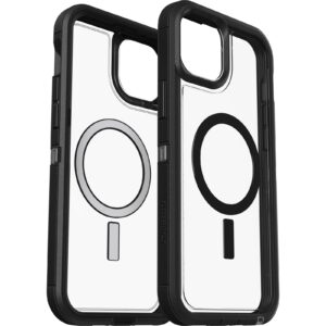 OtterBox Defender XT MagSafe Apple iPhone 15 (6.1") Case Dark Side (Clear / Black) - (77-93336)