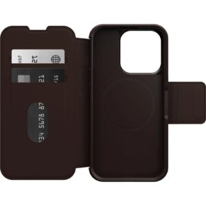 OtterBox Strada MagSafe Apple iPhone 15 Pro (6.1") Case Espresso (Brown) - (77-93559)