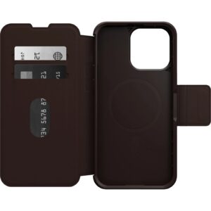 OtterBox Strada MagSafe Apple iPhone 15 Pro Max (6.7") Case Espresso (Brown) - (77-93567)
