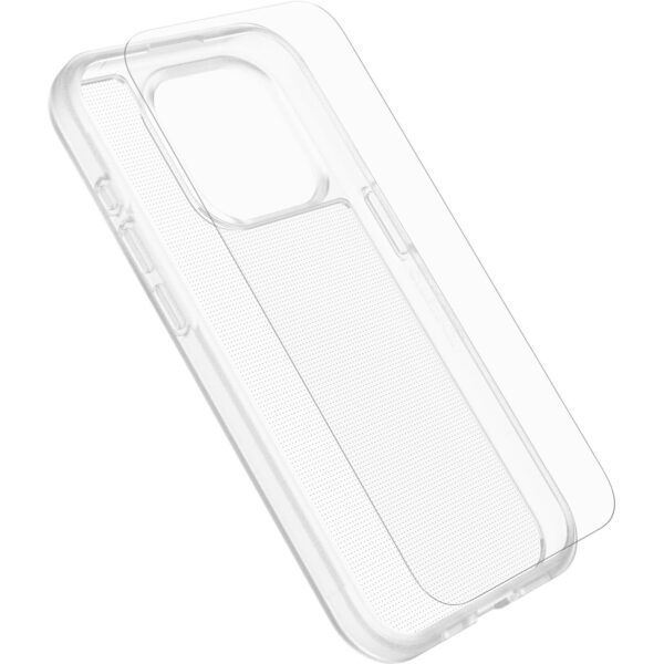 OtterBox React Case with Screen Protector Apple iPhone 15 Pro (6.1") Clear - (78-81235)
