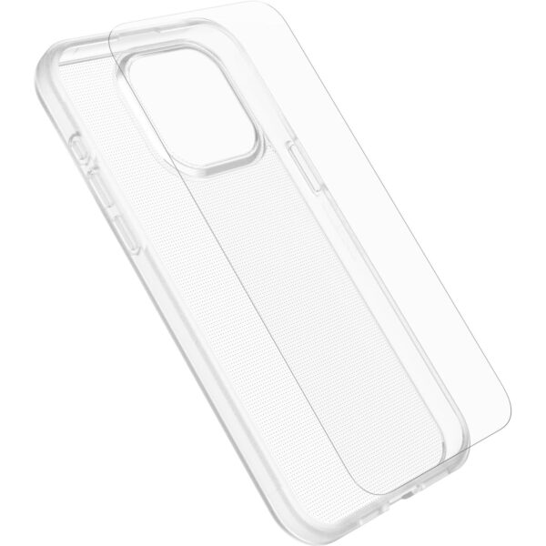 OtterBox React Case with Screen Protector Apple iPhone 15 Pro Max (6.7") Clear - (78-81237)