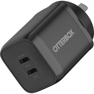 OtterBox 65W Dual Port USB-C (Type I) PD Fast GaN Wall Charger - Black (78-81354)