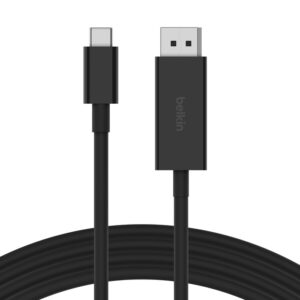 Belkin Connect USB-C to DisplayPort 1.4 Cable 2M - Black (AVC014BT2MBK)
