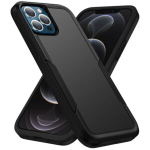 Phonix Apple iPhone 12 / iPhone 12 Pro Armor Light Case Black