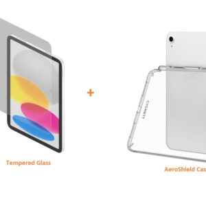 Cygnett AeroShield Case  OpticShield Screen Protector Apple iPad (10.9") (10th Gen) - Clear(CY4567BUNSS)