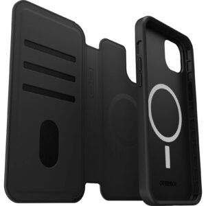 OtterBox Folio MagSafe Apple iPhone 14 Plus Case Black - (77-90222)