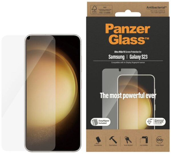 PanzerGlass Samsung Galaxy S23 5G (6.1") Screen Protector Ultra-Wide Fit - (7315)