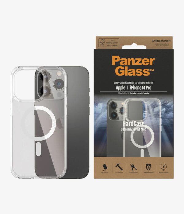 PanzerGlass Apple iPhone 14 Pro HardCase MagSafe Compatible - Clear(0410)