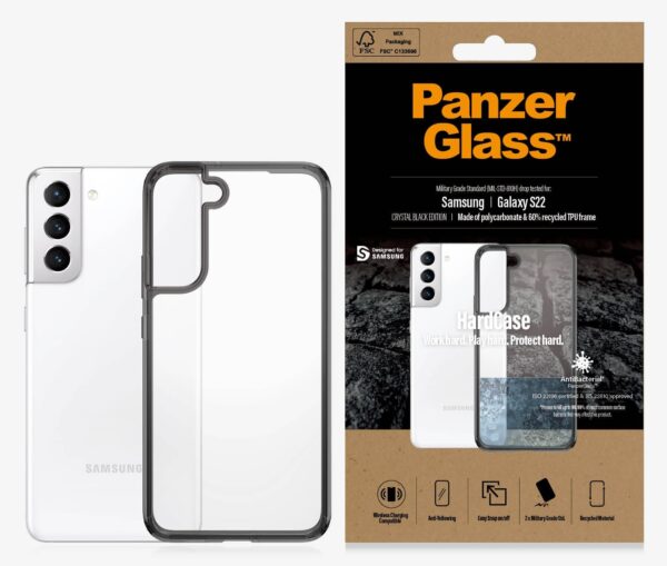 PanzerGlass Samsung Galaxy S22 5G (6.1") HardCase - Smokey Black (0371)
