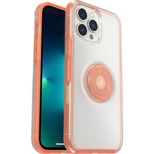 OtterBox Otter + Pop Symmetry Clear Apple iPhone 13 Pro Max / iPhone 12 Pro Max Case Melondramatic (Clear/Orange) - (77-83713)