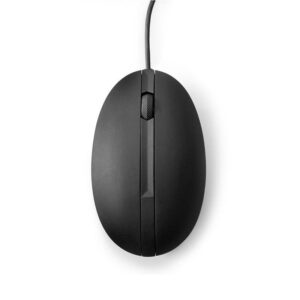 HP 128 Laser Wired Mouse - 1200DPI 2 Buttons Scroll Optical Laser Sensor 180cm Cable USB-A Light Weight 80g PlugPlay