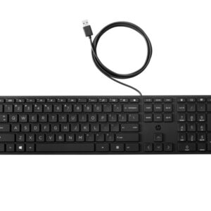 HP 125 Wired Keyboard - Compatible with Windows 10
