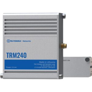 Teltonika TRM240 - the industrial grade USB LTE Cat 1 Modem with a rugged housing and external antenna connector for better signal coverage