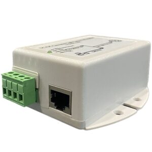 Tycon Power 9-36VDC IN. 48V 17W Gigabit 802.3af PoE OUT. DC to DC Converter and PoE Injector