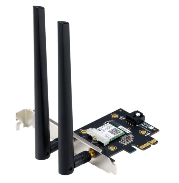 ASUS PCE-AX3000 Dual Band PCI-E WiFi 6 (802.11ax). Supporting 160MHz