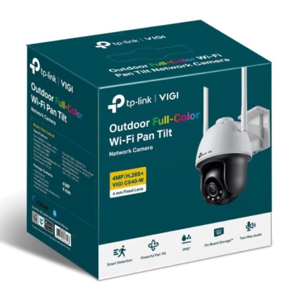 VIGI 4MP Outdoor Full-Colour Wi-Fi Pan Tilt Network Camera