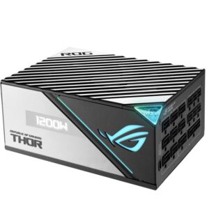 ROG Thor 1200W Platinum II is the quietest PSU in its class.