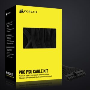 Premium Individually Sleeved Type-5 PSU Cables Pro Kit