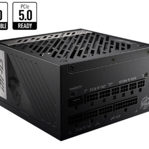 MSI MPG A850G PCIE5 850W Up to 90% (80 Plus Gold) ATX Power Supply Unit