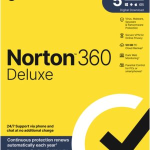 Norton 360 Deluxe 50GB AU 1 User