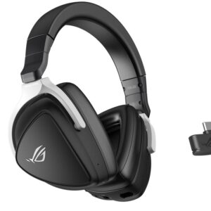 Lightweight wireless gaming headset with 2.4 GHz and Bluetooth connectivity