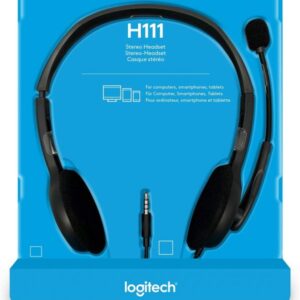 Logitech H111 Strereo Headset (Single 3.5mm Jack)