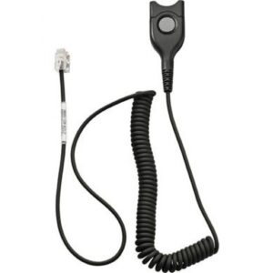 Sennheiser Standard headset connection cable with standard microphone sensitivity. EasyDisconnect to Modular Plug RJ 9