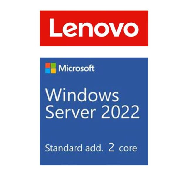 LENOVO Windows Server 2022 Standard Additional License (2 core) (No Media/Key) (APOS)  ST50 / ST250 / SR250 / ST550 / SR530 / SR550 / SR65