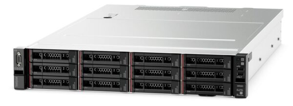 The Lenovo ThinkSystem SR550 dual-socket 2U rack server is ideal for small to large organizations that need performance