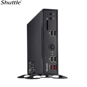 The DS20U-series is a fanless slim PC with a robust 1.3-litre metal chassis and exceptional connectivity. It supports two digital video outputs for UHD/4K displays and one tradi-tional D-Sub/VGA connector. The built-in Intel "Comet-Lake-U" processor provides ample performance for playback of 2160p/60 videos. Installation of components goes straight forward