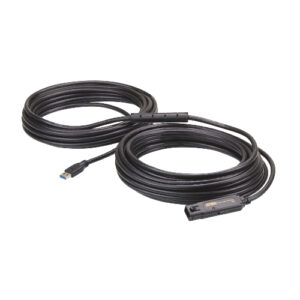The ATEN UE3315A USB3.2 Gen1 Extender Cable allows users to extend the distance between the computer and USB devices up to 15 m. The UE3315A provides a reliable