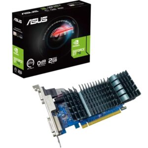 ASUS GeForce® GT 710 2GB DDR3 EVO low-profile graphics card for silent HTPC builds
