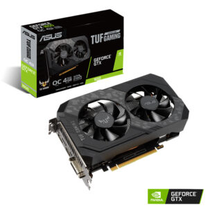 ASUS nVidia TUF-GTX1650-O4GD6-GAMING ASUS TUF Gaming GeForce® GTX 1650 OC Edition 4GB GDDR6 is your ticket into PC gaming.