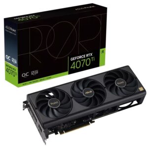 ProArt GeForce RTX™ 4070 Ti OC edition 12GB GDDR6X bring elegant and minimalist style to empower creator PC builds with full-scale GeForce RTX™ 40 Series performance.